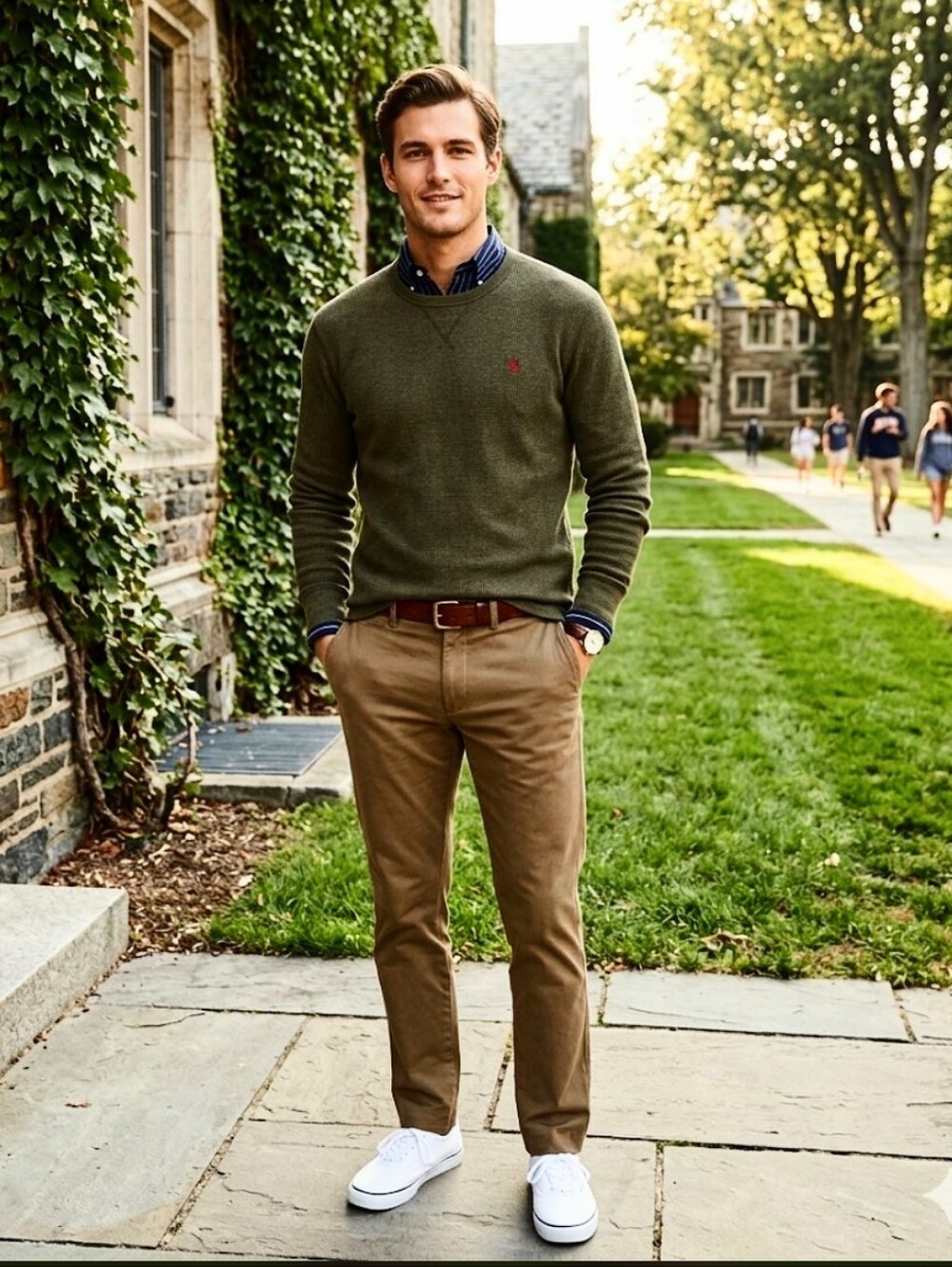 Polo Ralph Lauren Mens Waffle Knit Thermal Shirt M Preppy Classic #120t